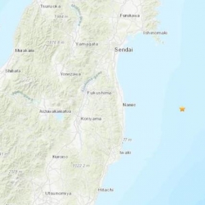 日本东部海域发生5.3级地震 震源深度54.2千米