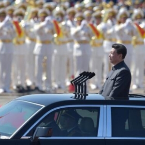 百年瞬间丨纪念中国人民抗日战争暨世界反法西斯战争胜利70周年大会在北京天安门广场举 ...