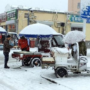 “中国最冷小镇”呼中迎入春以来最大降雪“一秒回冬”