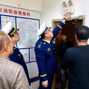 辽宁消防274检查组夜查高层建筑重大火灾隐患