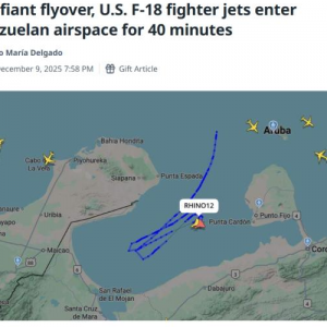 美媒：美军两架战机飞入委内瑞拉领空